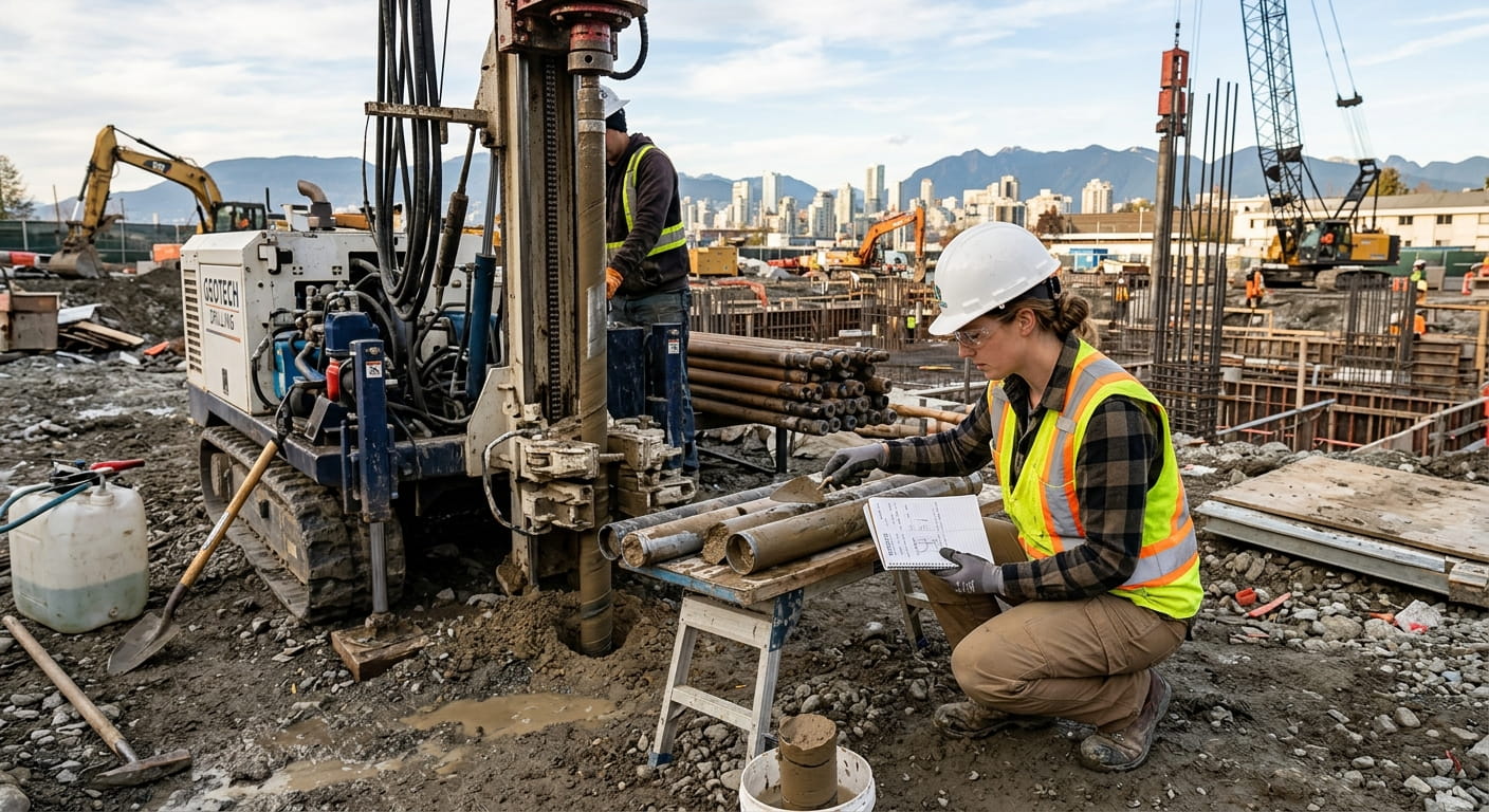Articles on soil behavior, foundation design, and site investigation for engineers and lab professionals